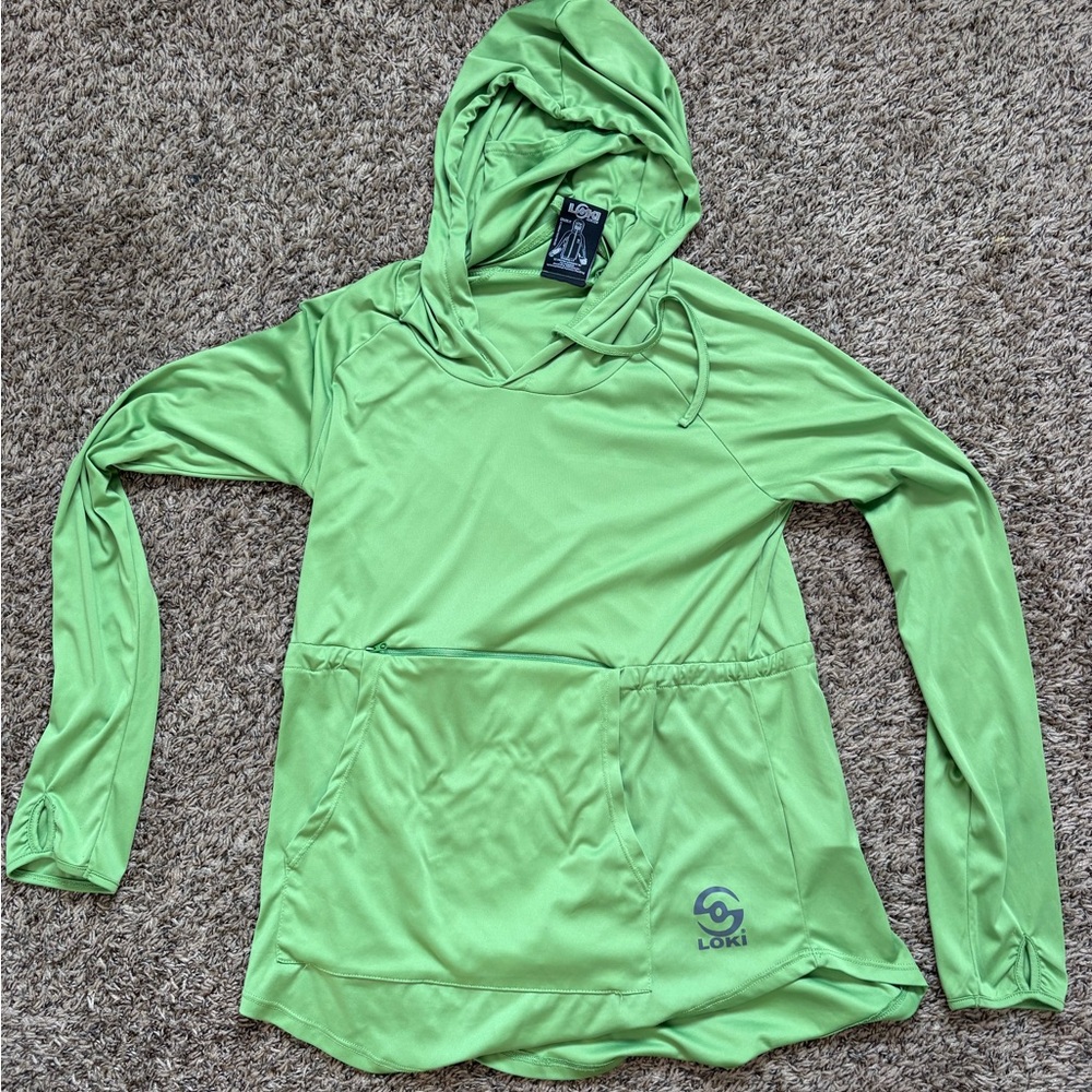 Loki Green Hooded Pullover